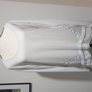 WHBM Crisscross detail Tunic Sweater